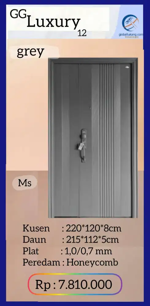 Jual Pintu baja tanpa black campaign kota Padang