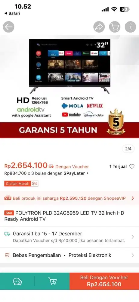 TV Polytron 32 inc type 32AG5959