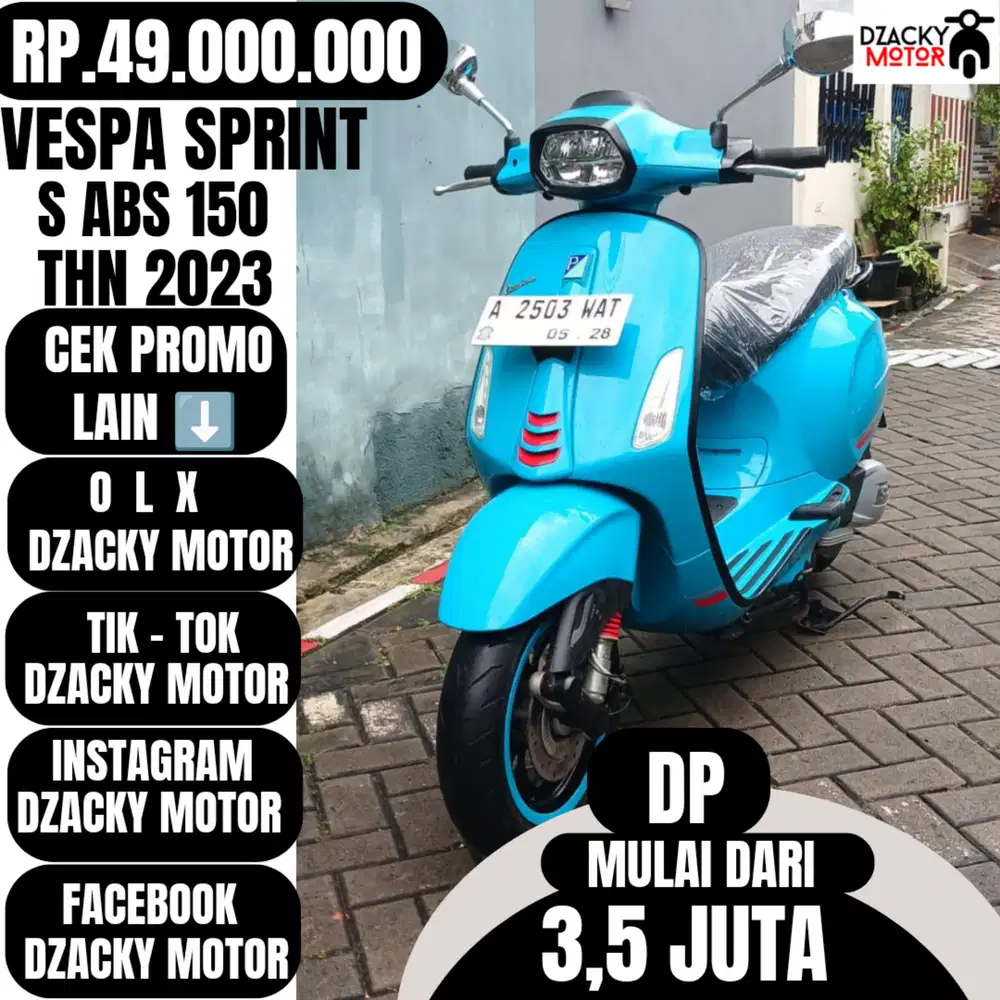 VESPA SPRINT S ABS 150 THN 2023 SECOND LIKE NEW