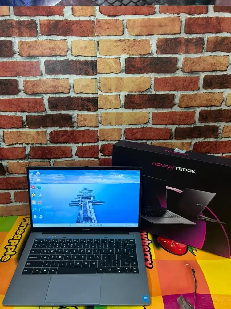 Laptop advan t-book N100 Fullset mulusss
