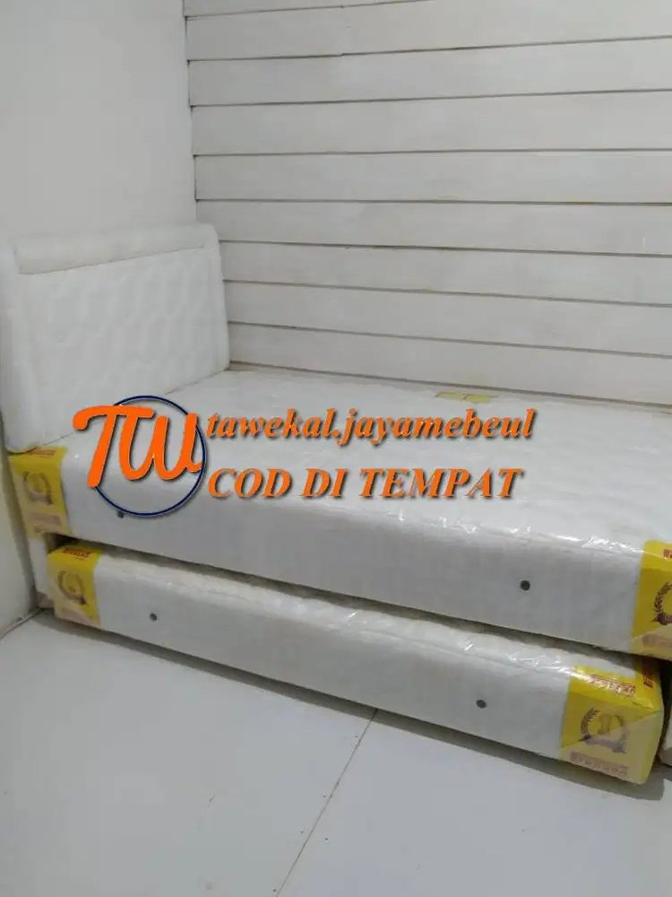 set kantor set springbed sorong 2in1 springbed perdana garansi 10thn