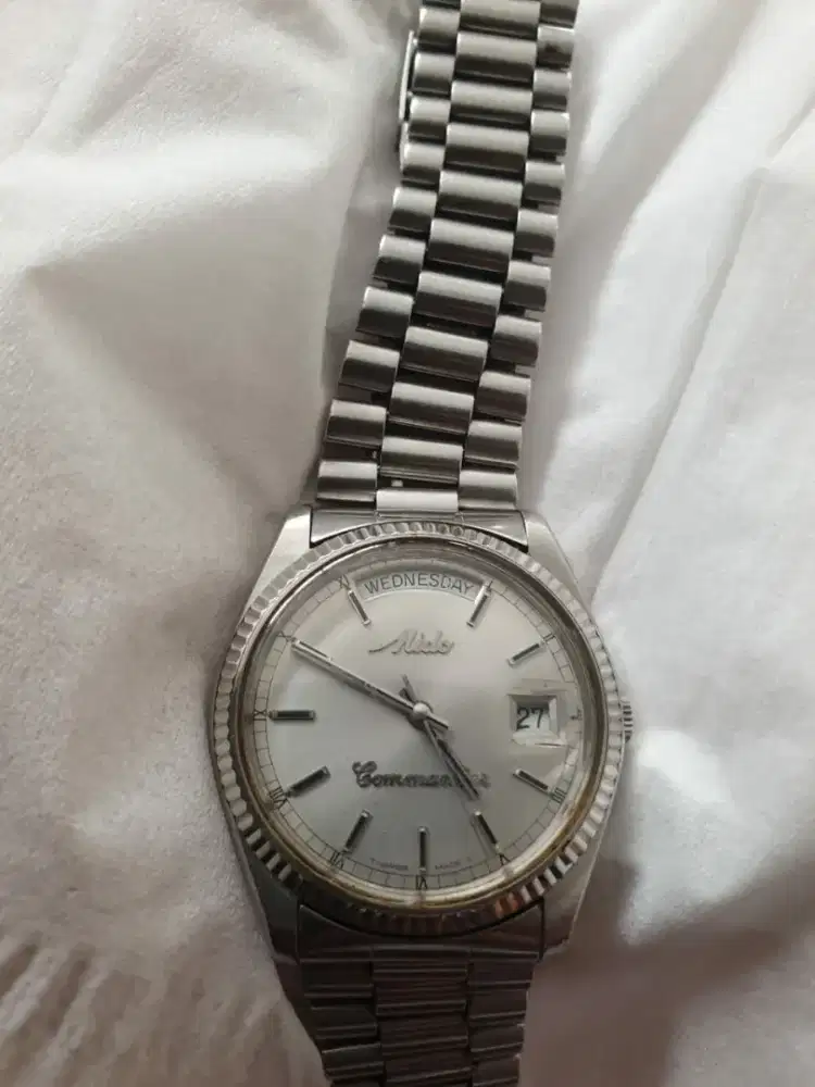 jam tangan mido antik presiden original automatic