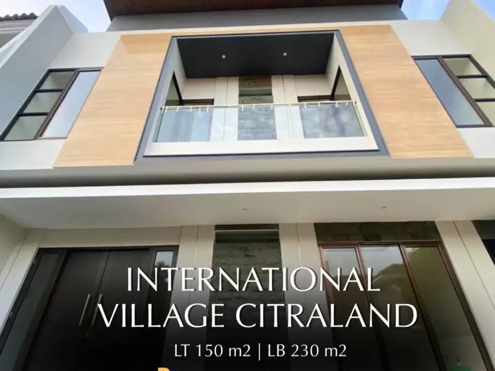 Rumah Citraland Utama Cluster International Village Surabaya