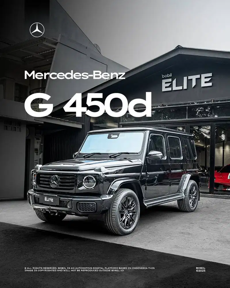 2025 Mercedes-Benz G 450d Obsidian Black Metallic