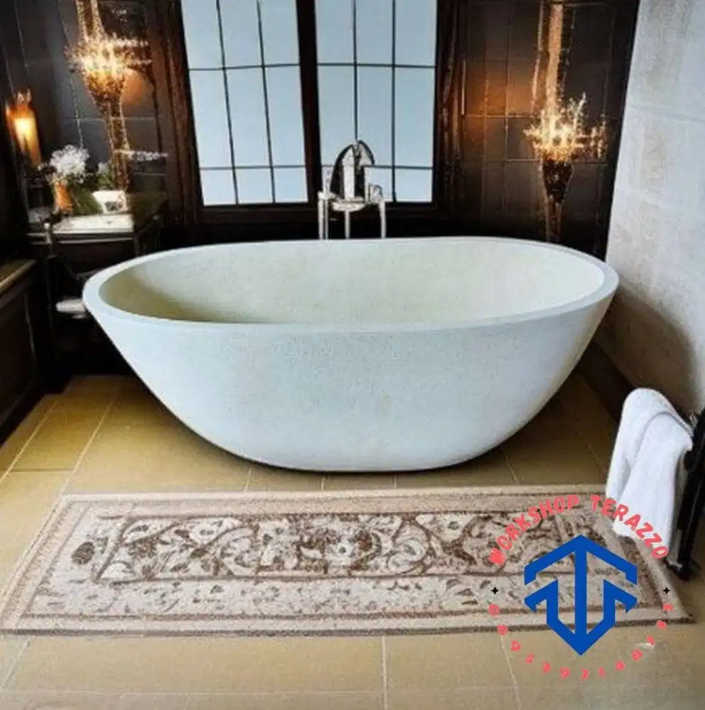 Bathtub Portable Terrazzo Finishing Glossy