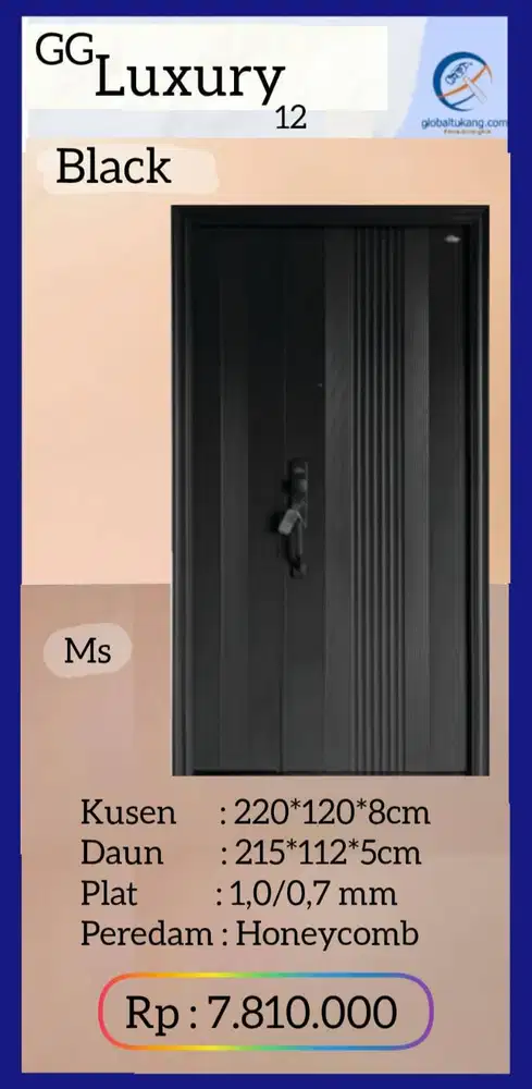 Jual Pintu baja Luxury tahan tahunan kota Padang
