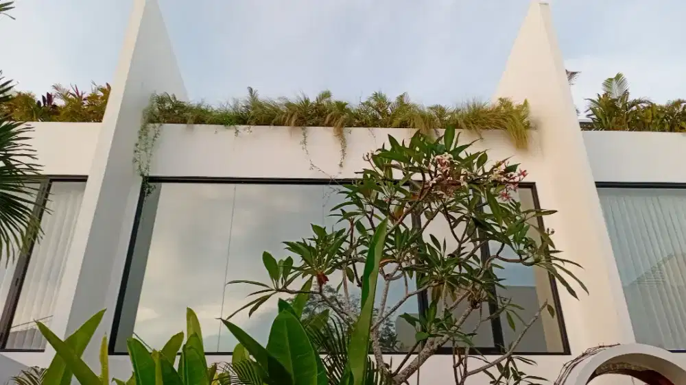 Pasang stiker sanblas kaca film cutting percantik kaca