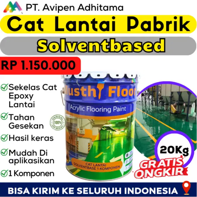Cat Lantai Epoxy 20 Kg Utk Gudang Keramik Semen Beton Tangerang