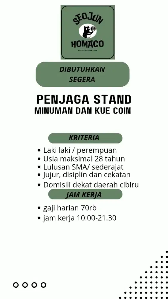 jaga outlet waffle coin dan minuman