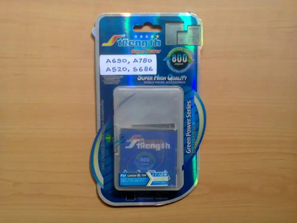 Baterai Lenovo BL-194, untuk Lenovo A298T, A520, A690, A710E, A780