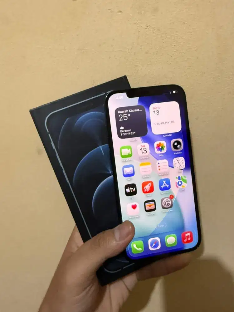 Iphone 12 promax 128 Pacific Blue