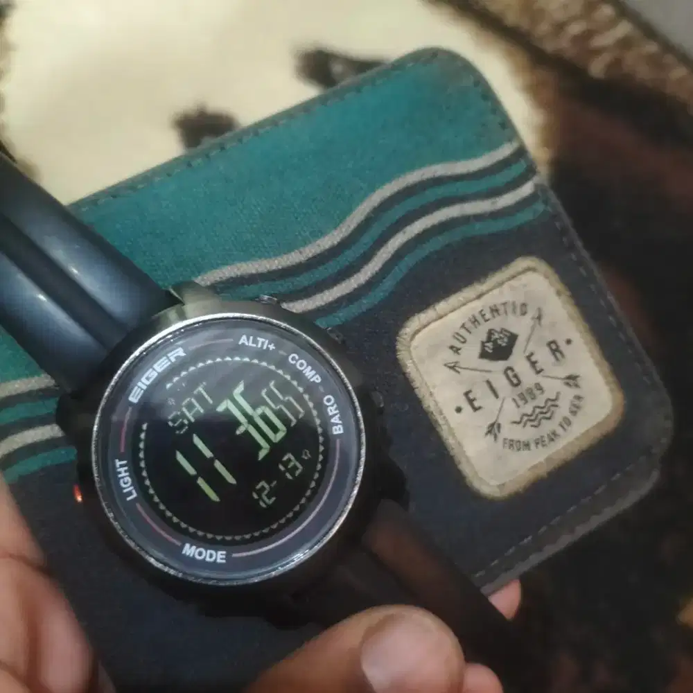 Jam tangan Eiger W.LESCHAUX 5.0 & Dompet