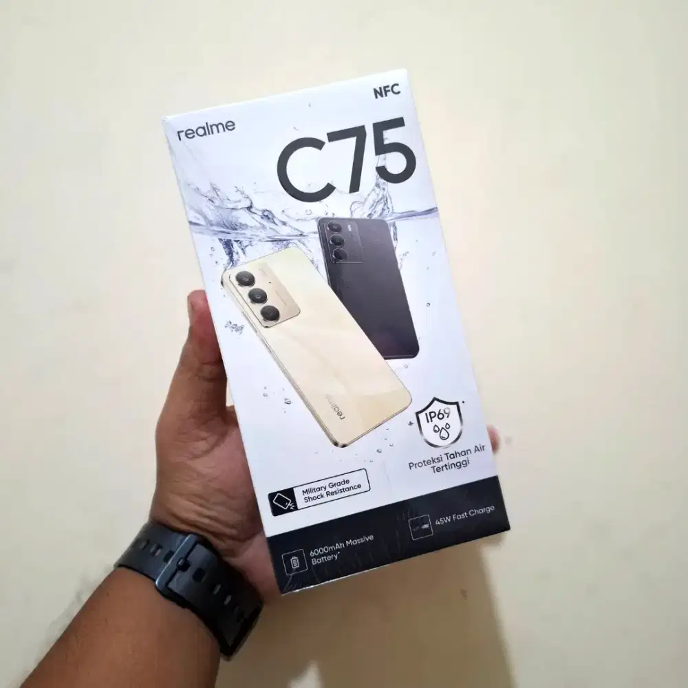 Realme C75 8/256 Garansi resmi 1 Tahun