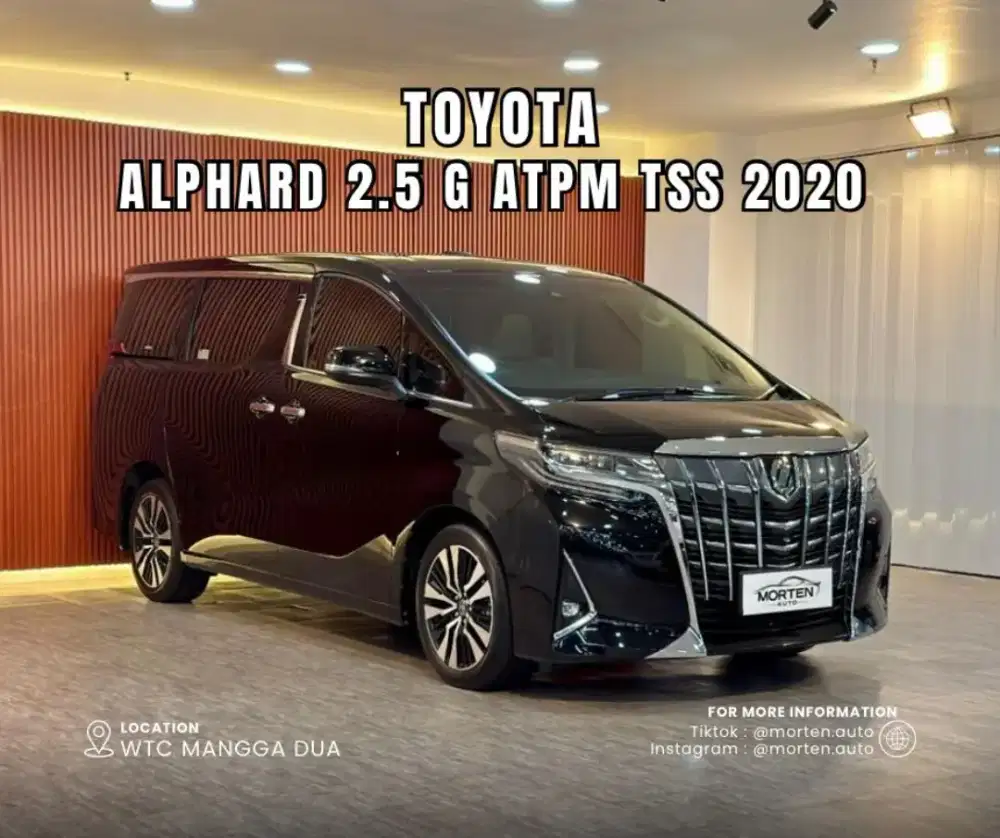 Toyota Alphard 2.5 G ATPM TSS 2020