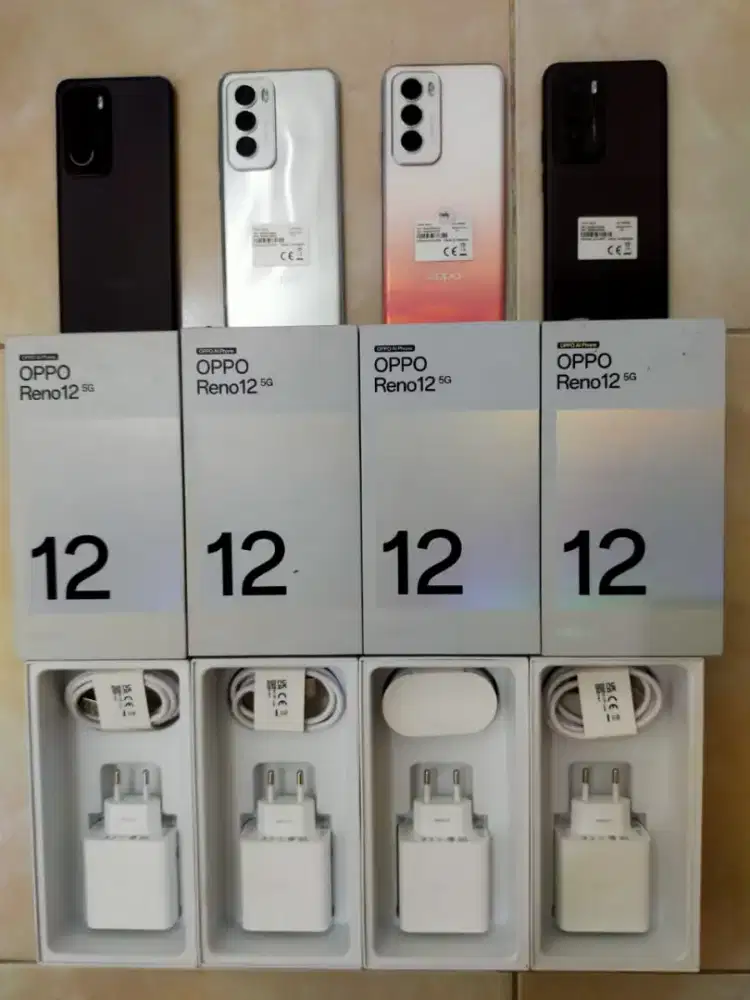 Oppo Reno 12 5G 12/256 asli Oppo bukan barang refurbish