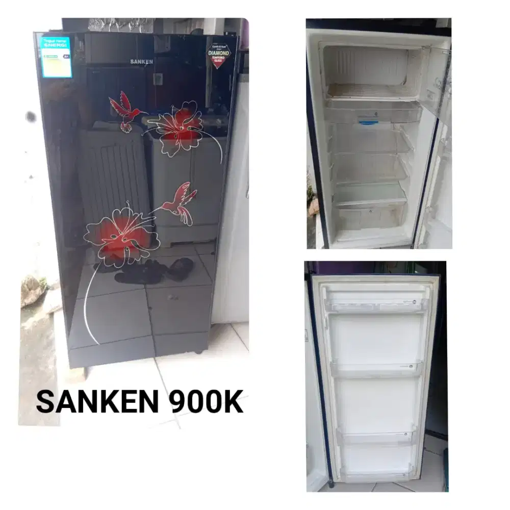 Kulkas 1 pintu seken bergaransi