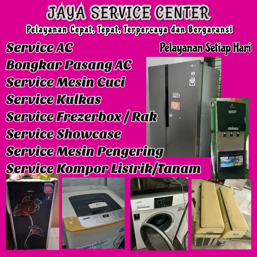 Service Kulkas Bongkar Pasang AC Servis AC Mesin Cuci Frezer Kenjeran