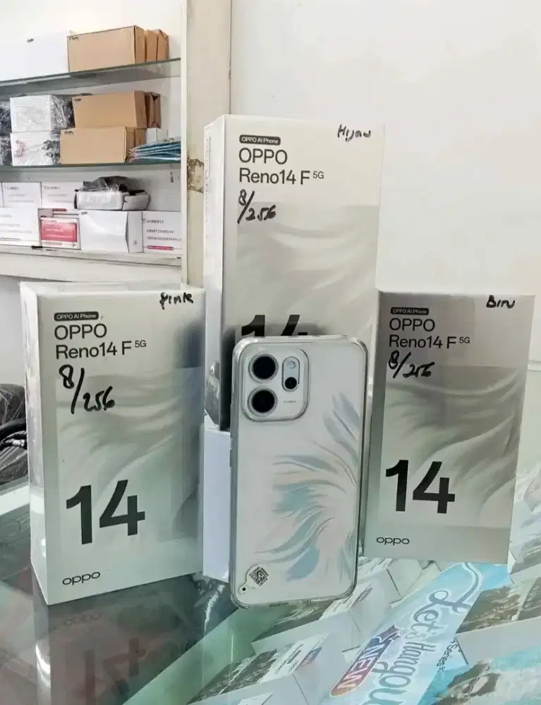 PROMO WOW‼️OPPO RENO 14f 5g (8+8/256) Promo hp baru, segel dan murah