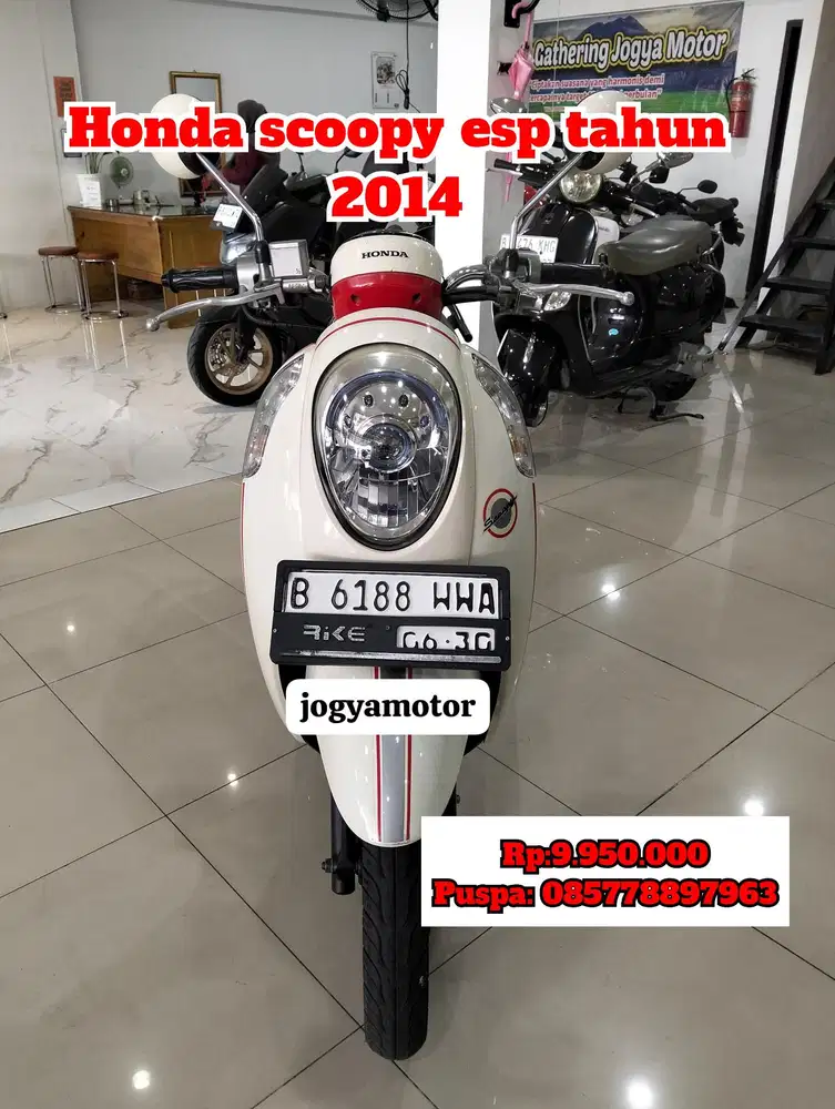 (B) honda scoopy esp tahun 2014