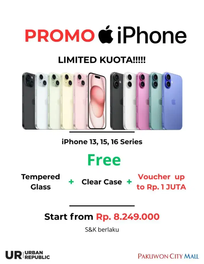 PROMO TERBATAS IPHONE GARANSI RESMI