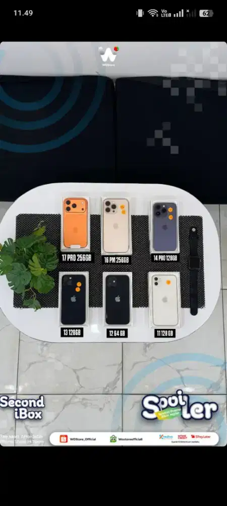 Kredit Iphone All Saries, New, Scd Inter, Scd Ibox