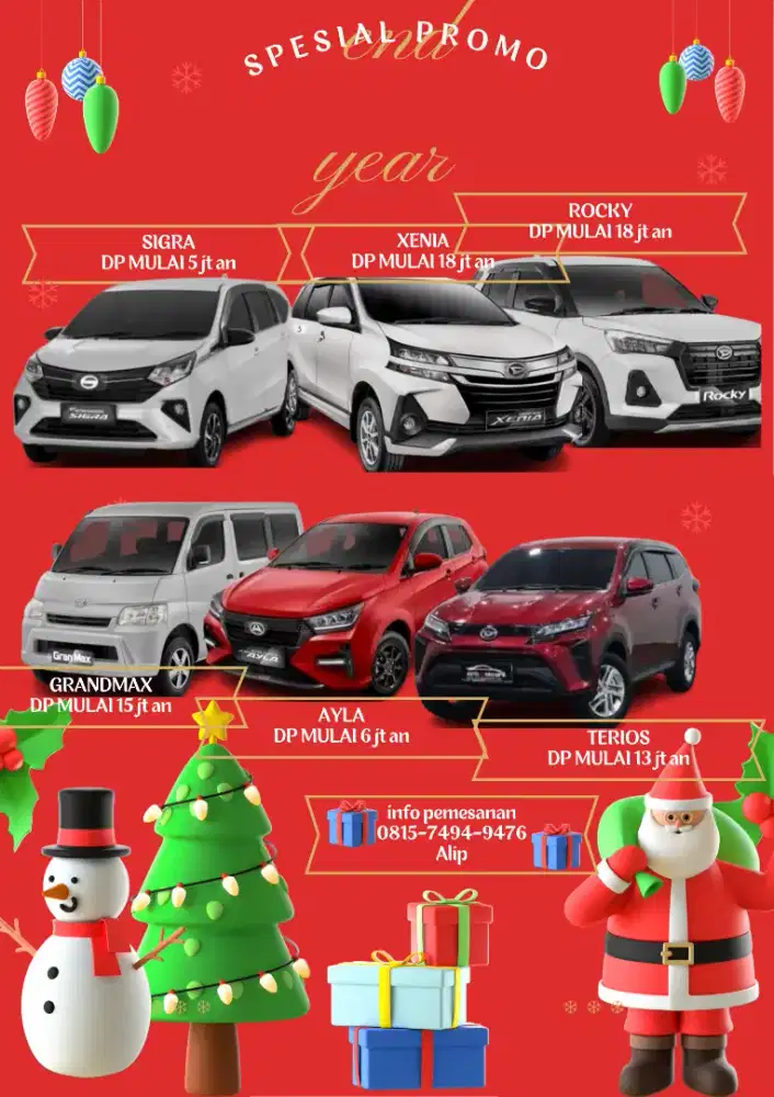 yang mau tanya tanya atau mau beli, mumpung akhir tahun promo spesial