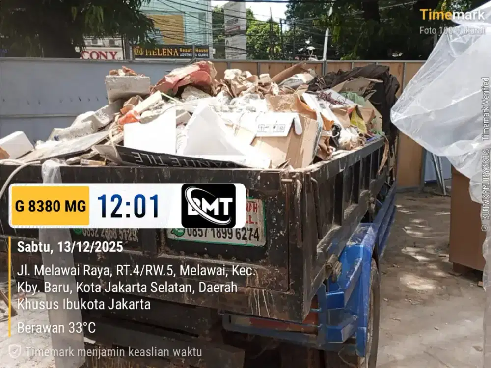 Jasa buang puing dan tanah