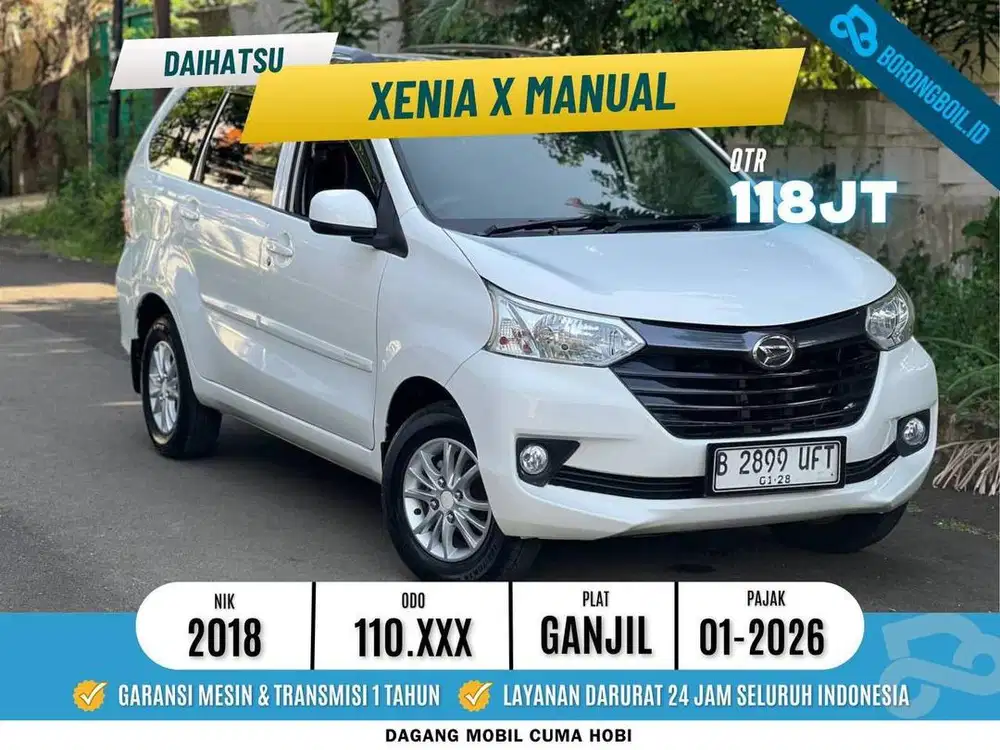 DAIHATSU XENIA X MANUAL 2018 SIAP PAKAI