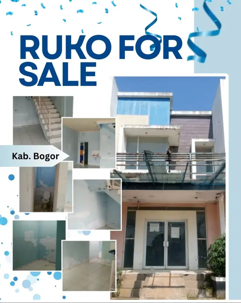 DIJUAL MURAH RUKO DEPAN KOMPLEK