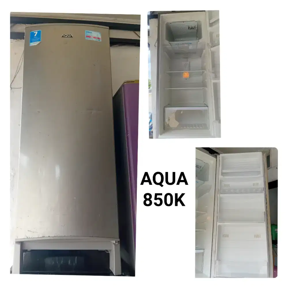Kulkas AQUA bekas bergaransi