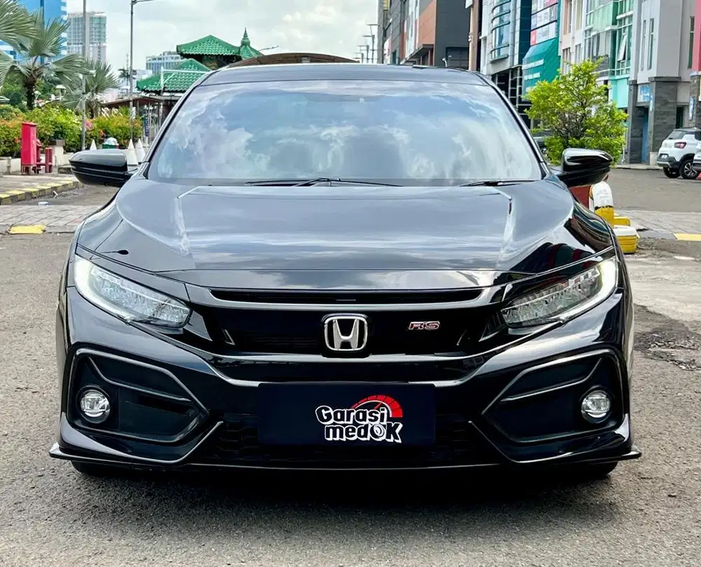 Honda Civic Hatcback HB E 2020 Antik Low KM Murah Bekas Hitam