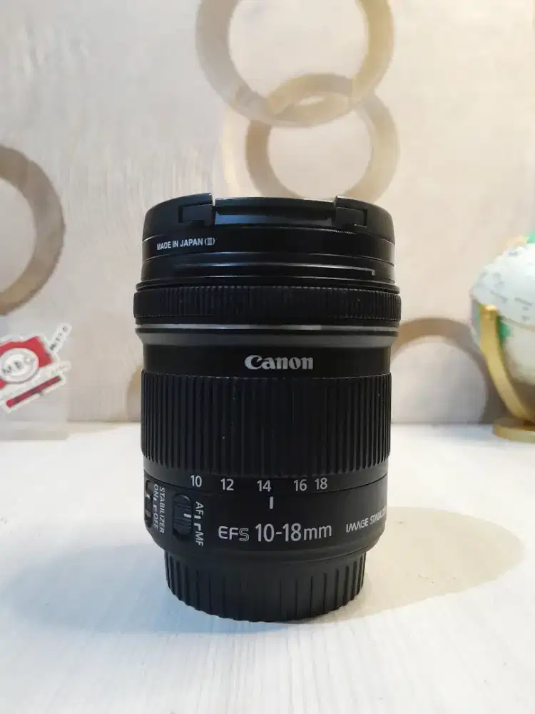 LENSA CANON EFS 10 18 STM LIKE NEW