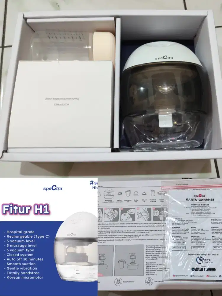 Spectra Wearable H1 Lite - Pompa ASI Elektrik Handsfree