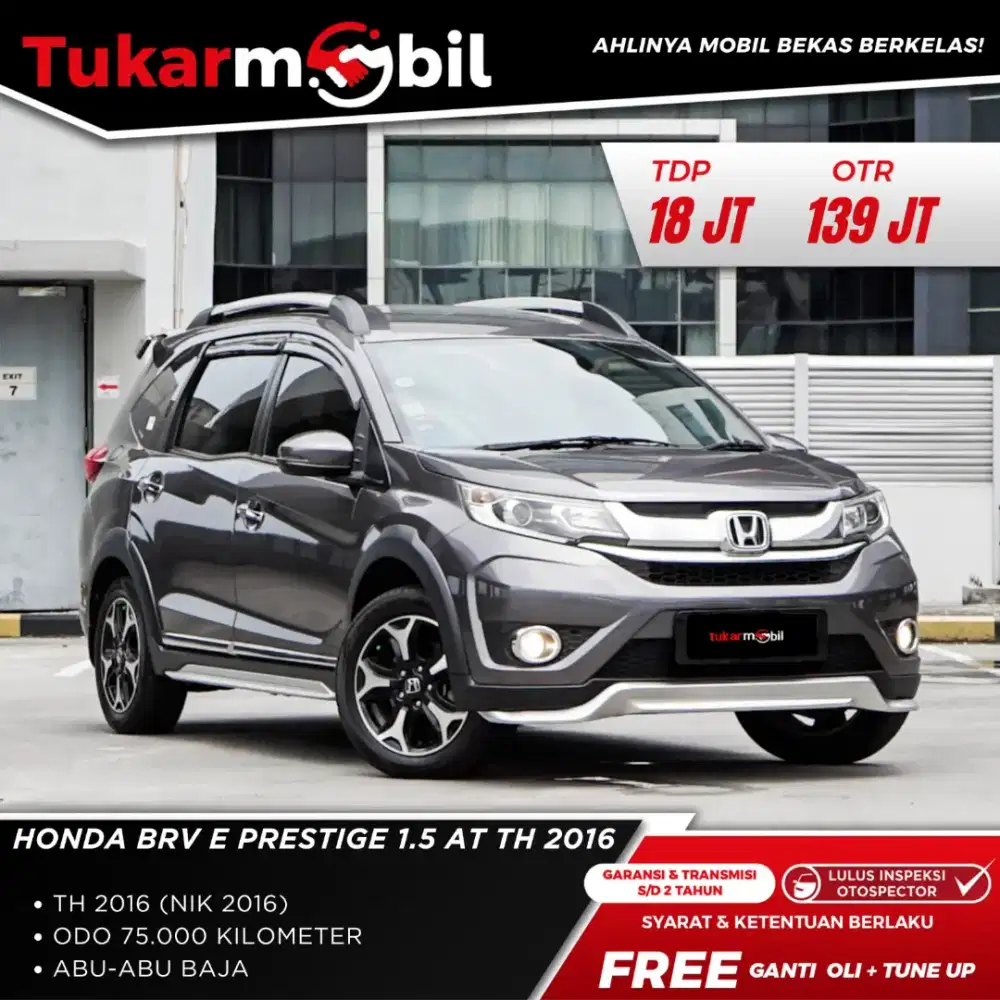 HONDA BRV 1.5 PRESTIGE TAHUN 2016