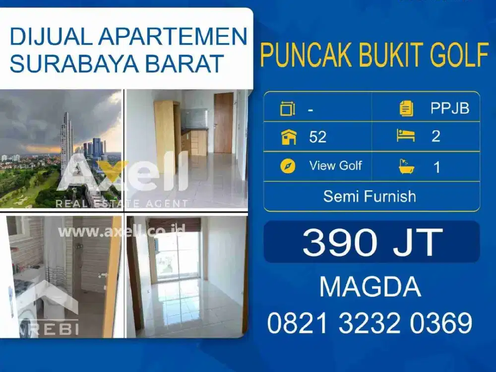 Apartemen Puncak Bukit Golf Dijual