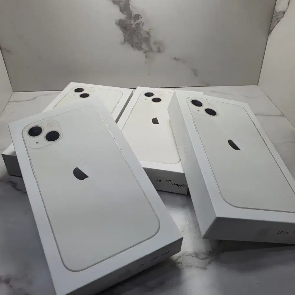 iPhone 13 128 Starlight New BNIB Garansi Resmi