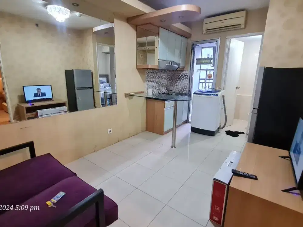 Disewakan Apartemen Kalibata Tower NUSA 2 Kamar Furnish view Danau Lt 8