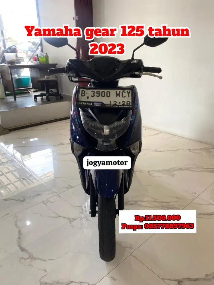 (B) Yamaha gear 125 tahun 2023 cash credit