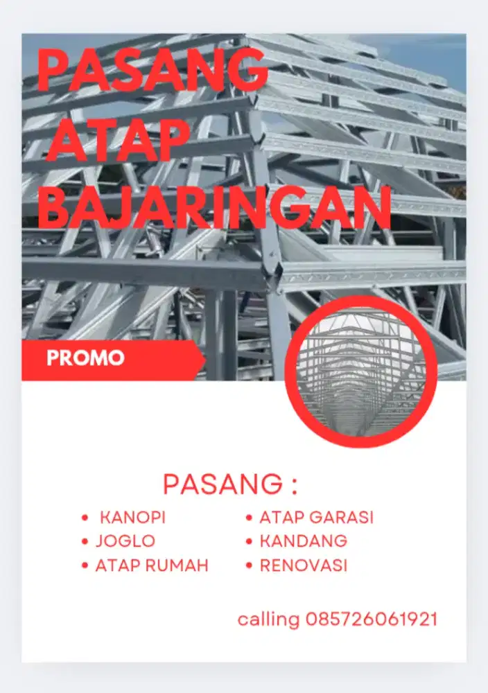 PEMASANGAN ATAP BAJARINGAN