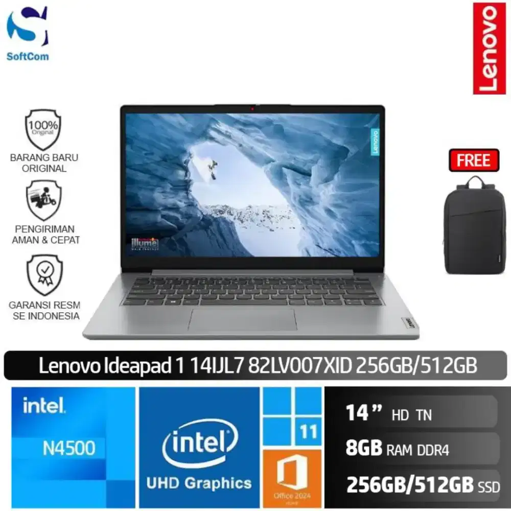 Cicilan laptop lenovo ideapad slim 1 cuma pakai ktp