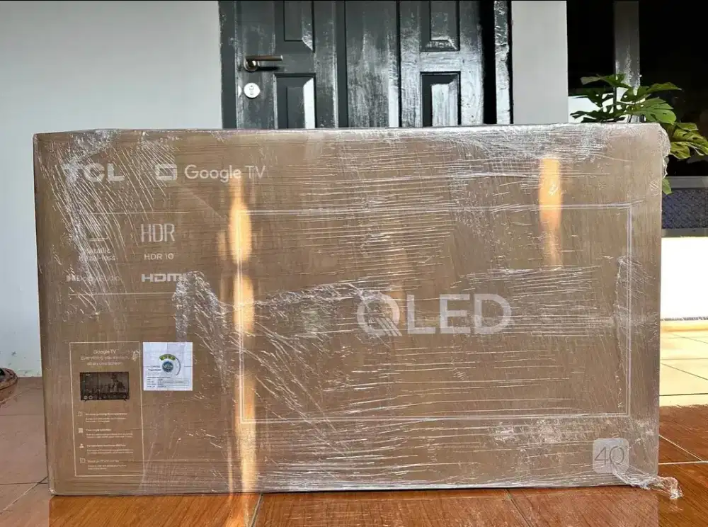Tv tcl qled 40 google tv baru youtube netflix
