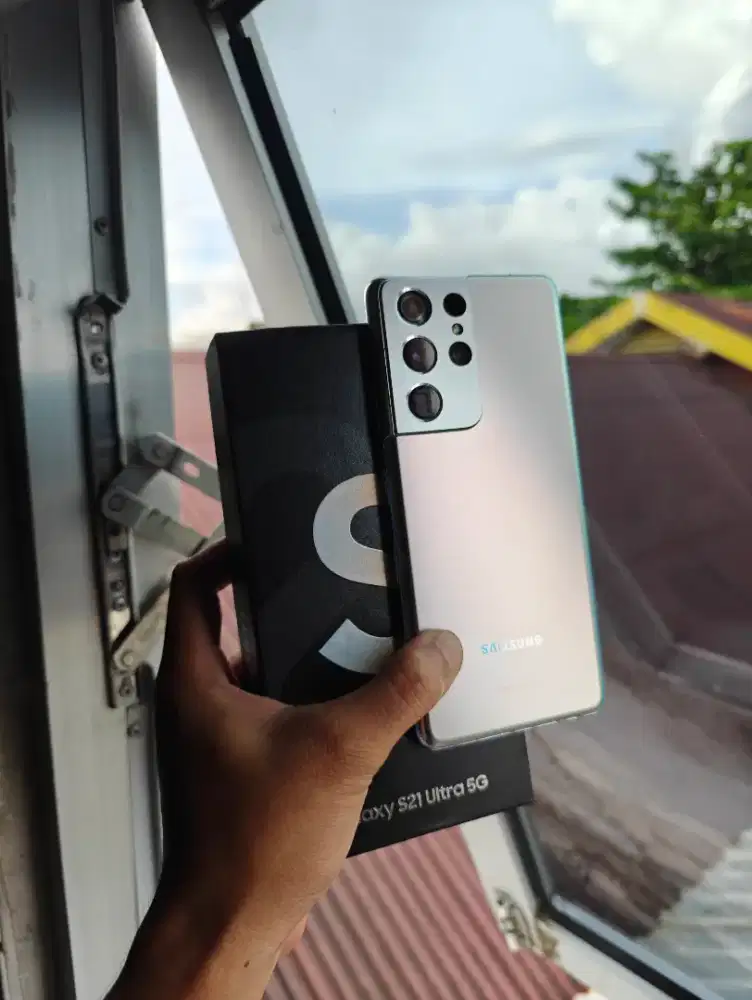Samsung S21 ULTRA 5G 12/256gb Resmi Ex.Sein (-garis sehelai)