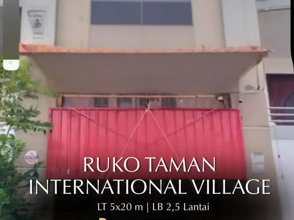 Ruko Disewakan Taman International VIlange Surabaya
