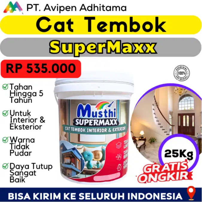 Cat Tembok Interior Dalam 25 Kg Sekelas Qluc Balikpapan