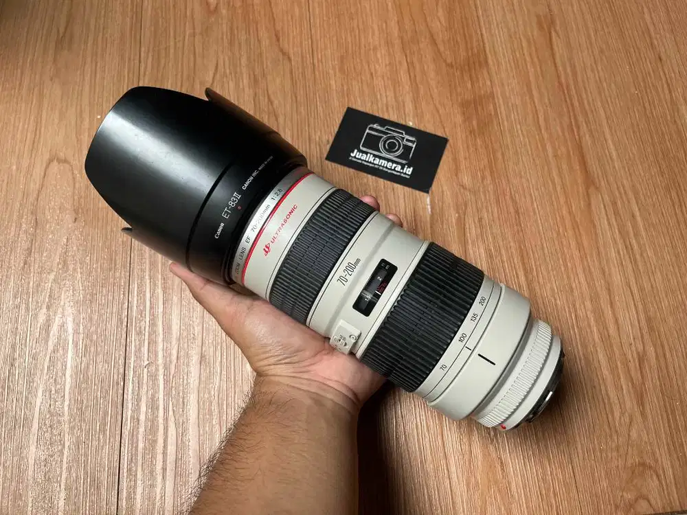 CANON EF 70-200MM F2.8 L USM FULLSET MULUS ADA BONUS