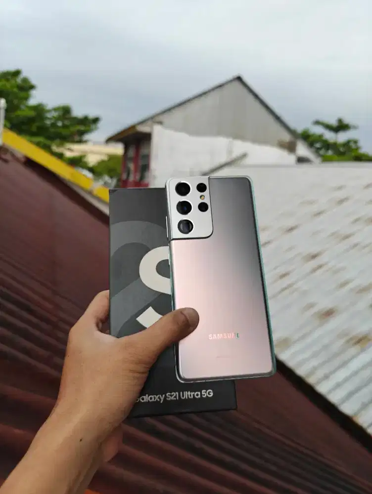Samsung S21 ultra 5G 12/256gb Resmi Ex.Sein (-garis sehelai saja)