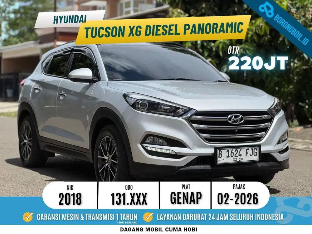 TDP 25 JT!! Hyundai tucson XG Diesel 2018 panoramic Silver