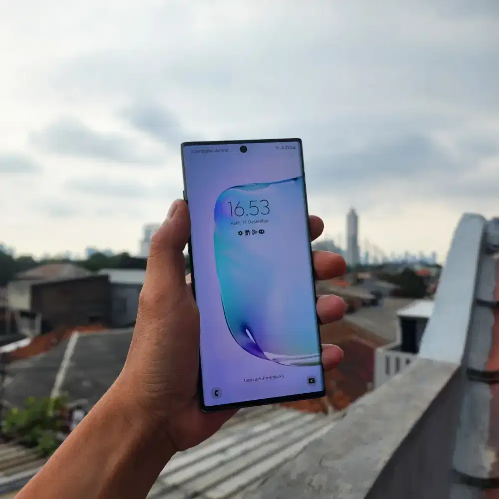 SAMSUNG GALAXY NOTE 10 PLUS SEIN 12/256 GB DUAL SIM MINUS TOMPEL TITIK