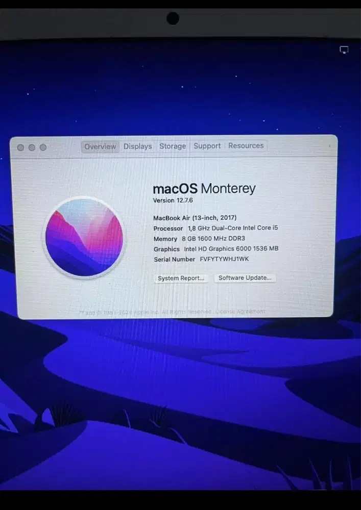 McBook Air 2017 13 Inch