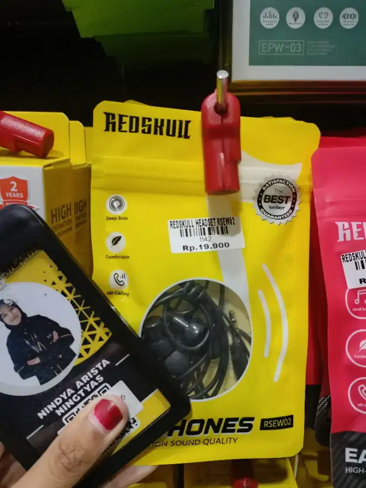 Headset redskull ATLANTIS DAHSYAT